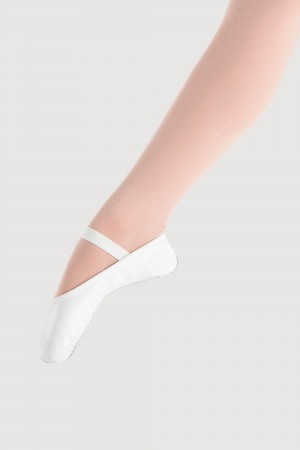 Ballerine Bloch Prolite Pelle Toddler Bambino Bianche | ITNZX59563