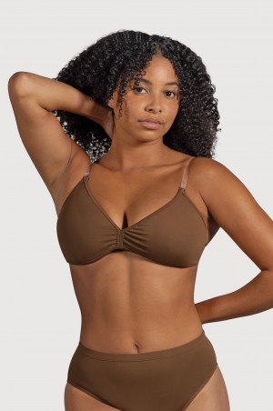 Biancheria Intima Bloch Deva V Front Donna Cocoa | ITJKU20469