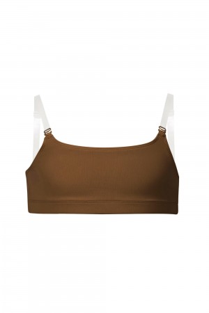 Biancheria Intima Bloch Leia Crop Top Bambino Cocoa | LITTR47421