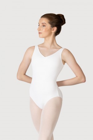 Body Bloch Overture Odetta Senza Maniche Pleat Donna Bianche | ITEGJ71399