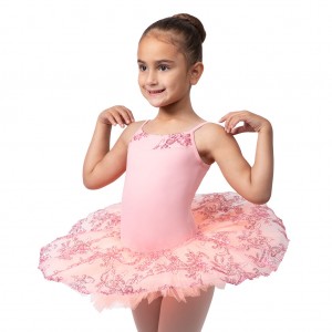 Body Bloch Perlaida' Sequin Overlay Tutu Bambino Rosa | ITEAH84561