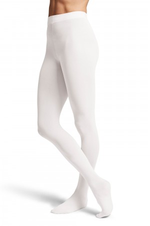 Collant Bloch Contoursoft Footed Donna Bianche | DITVO63228