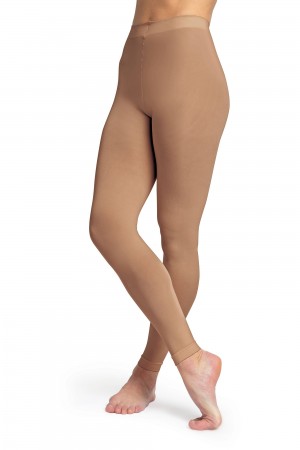 Collant Bloch Contoursoft Footless Donna Bloch Tan | XITBH51999