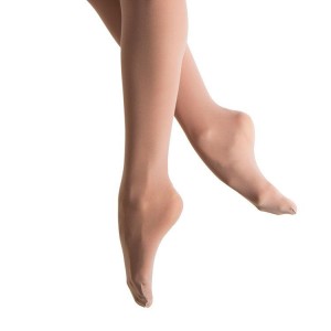 Collant Bloch Elite Footed Donna Tan | MITFT11872