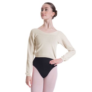 Top Bloch Overt Cropped Long Sleeve Maglia Donna String | ITEGJ28537