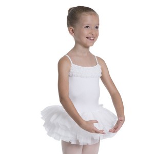 Vestito Bloch Desdemona Leotard Bambino Bianche | TITPQ46201