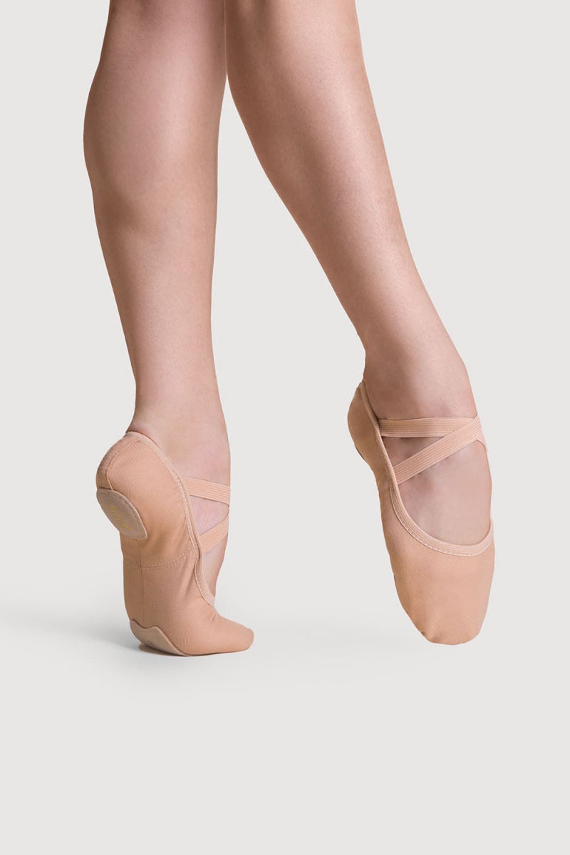 Ballerine Bloch Performa Stretch Tela Donna Sabbia | DITKV70014