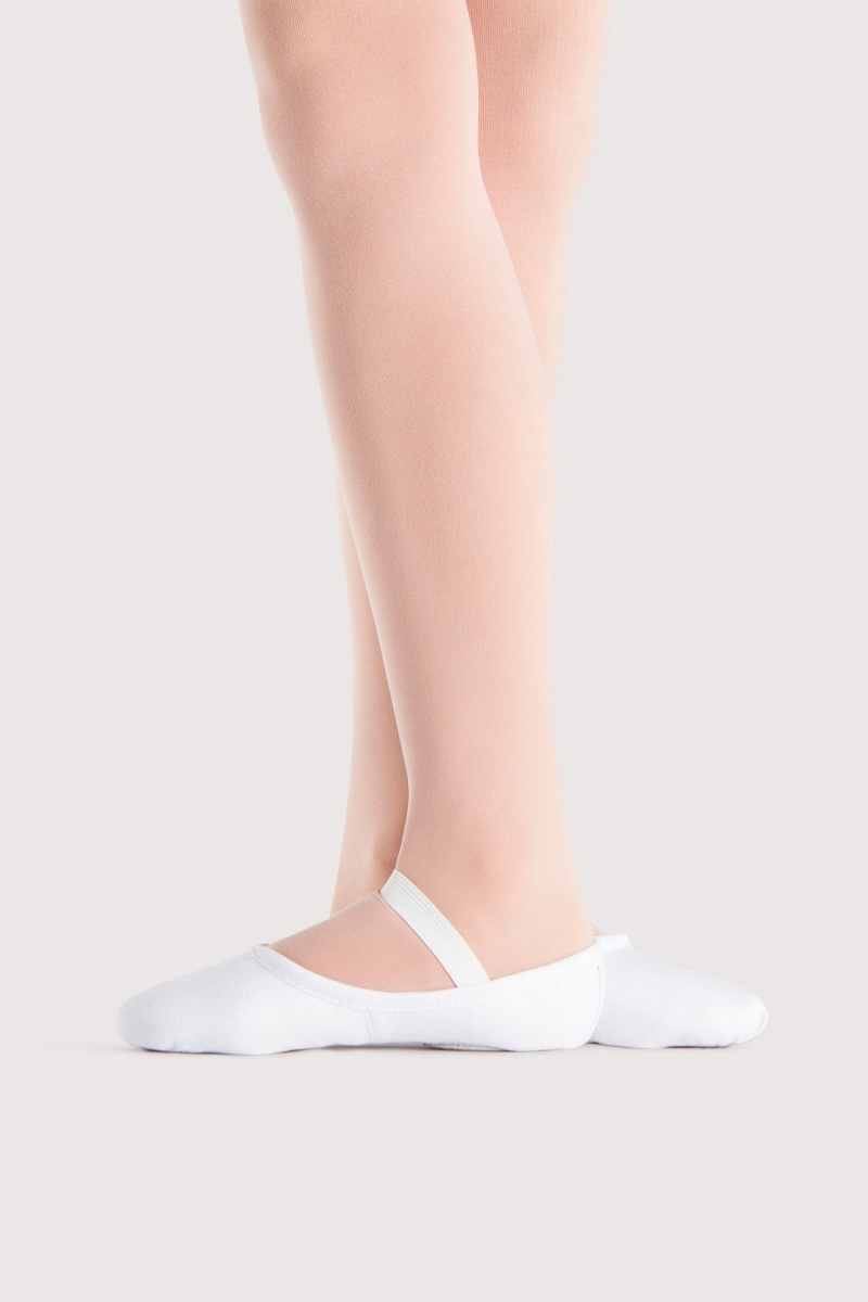 Ballerine Bloch Prolite II Tela Boys Bambino Bianche | BITSO53755