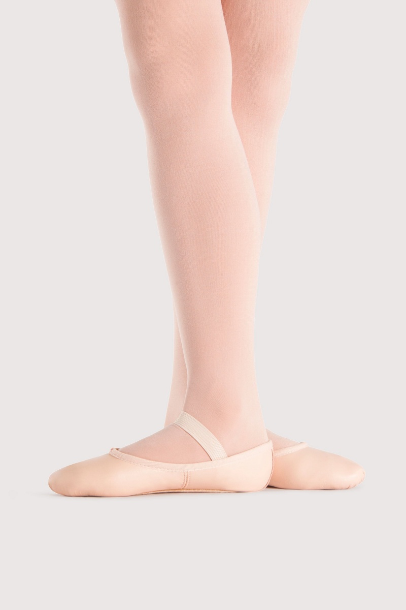 Ballerine Bloch Prolite Pelle Childrens Bambino Rosa | GITUC67940