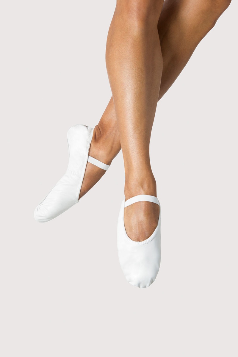 Ballerine Bloch Prolite Pelle Uomo Bianche | TITPQ40752