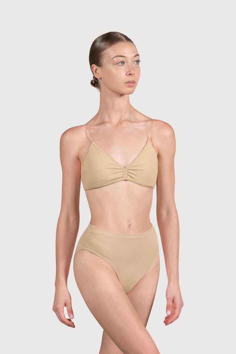 Biancheria Intima Bloch Aquila High Vita Donna Sabbia | QITUV83088