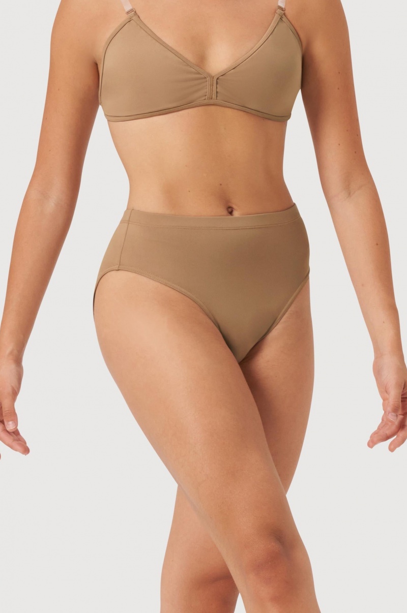 Biancheria Intima Bloch Aquila High Vita Donna Tan | ITCVG83294