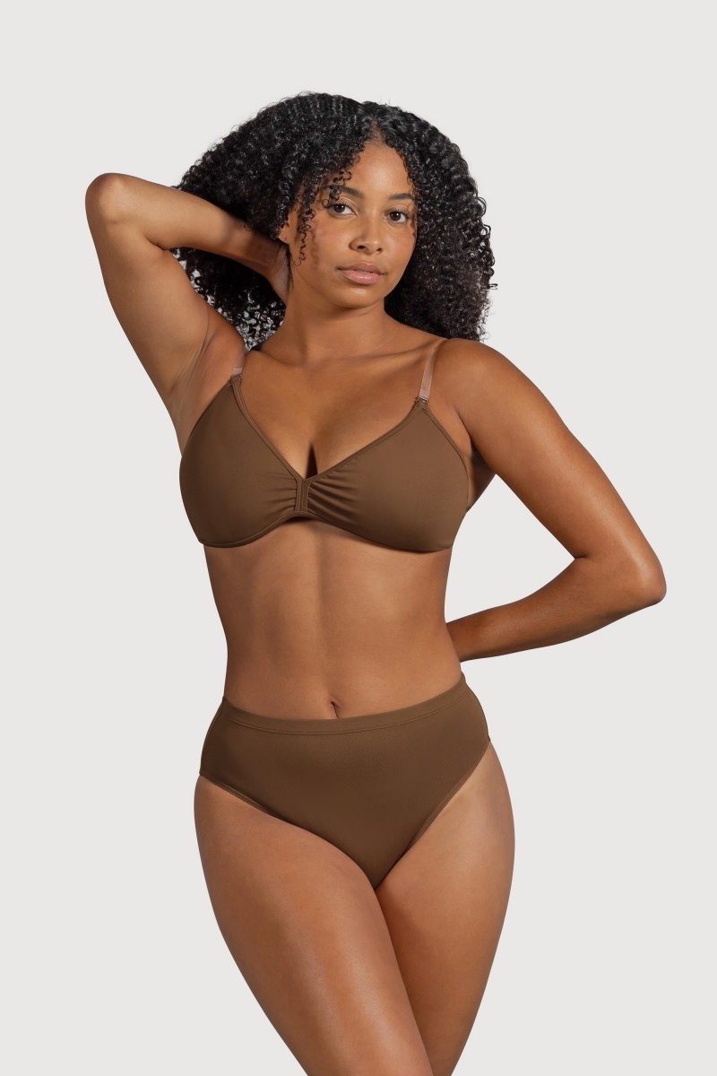 Biancheria Intima Bloch Aquila High Vita Donna Cocoa | ITNEJ47796