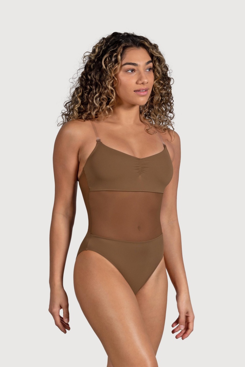 Biancheria Intima Bloch Cordelia Mesh Panel Donna Almond | DITVO84961