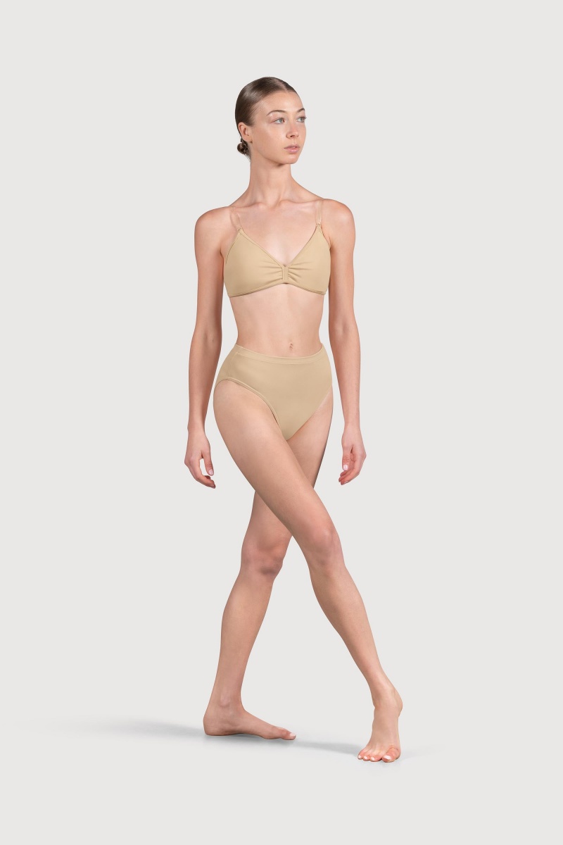 Biancheria Intima Bloch Deva V Front Donna Sabbia | ZITMJ32899