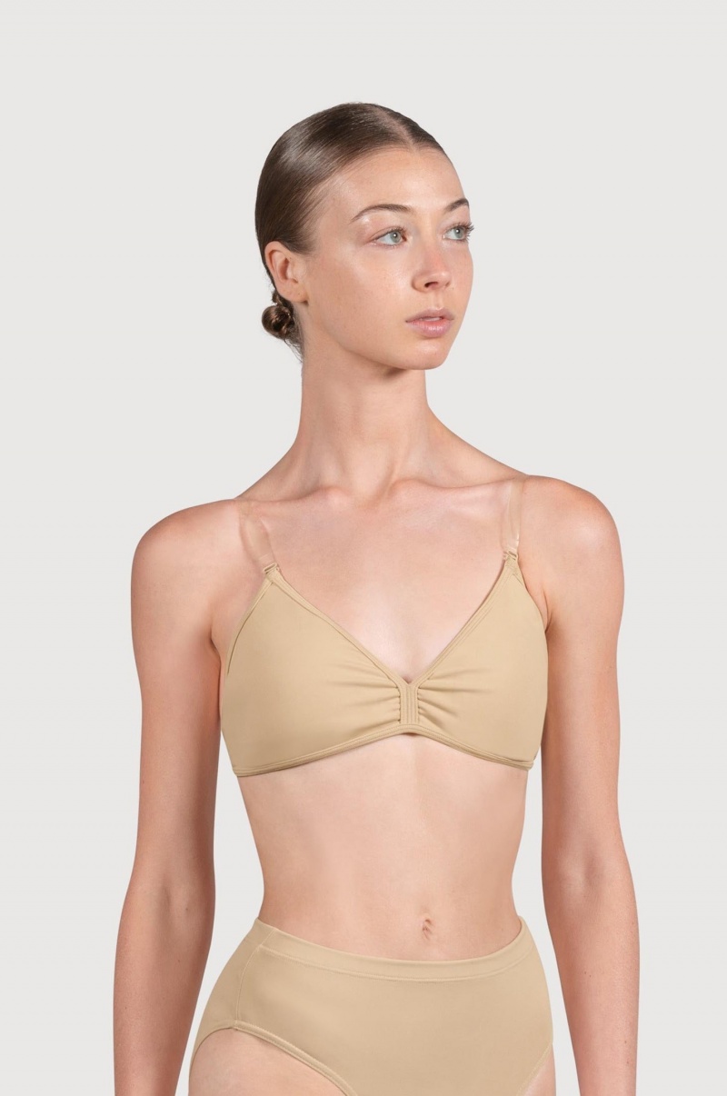 Biancheria Intima Bloch Deva V Front Donna Sabbia | ZITMJ32899