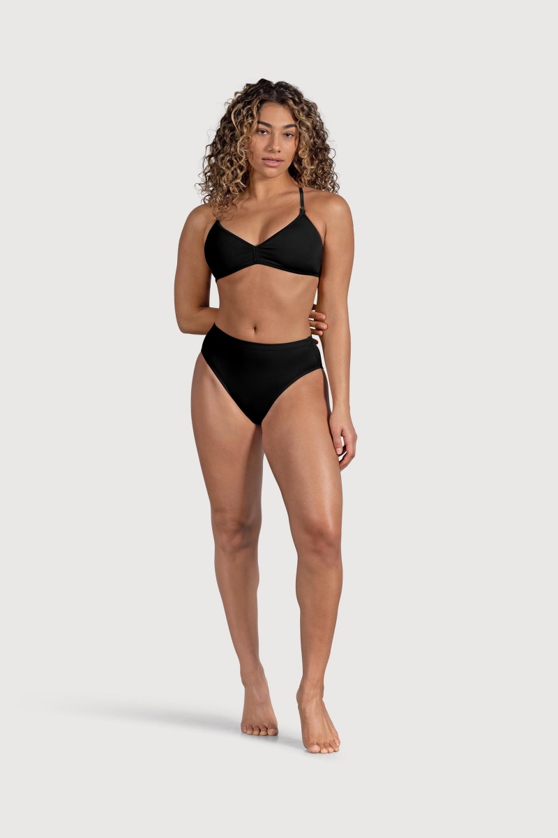 Biancheria Intima Bloch Deva V Front Donna Nere | ITJKU78352