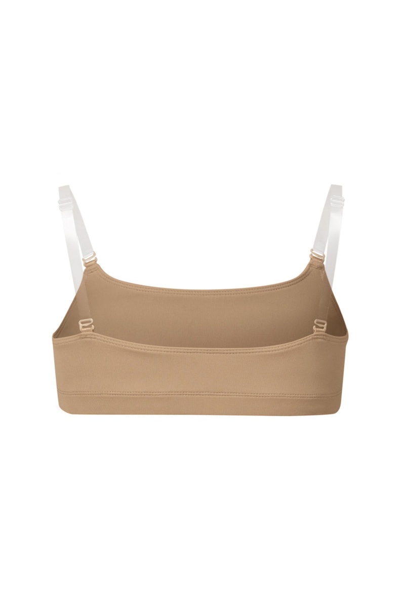 Biancheria Intima Bloch Leia Crop Top Bambino Tan | ITDFL29134