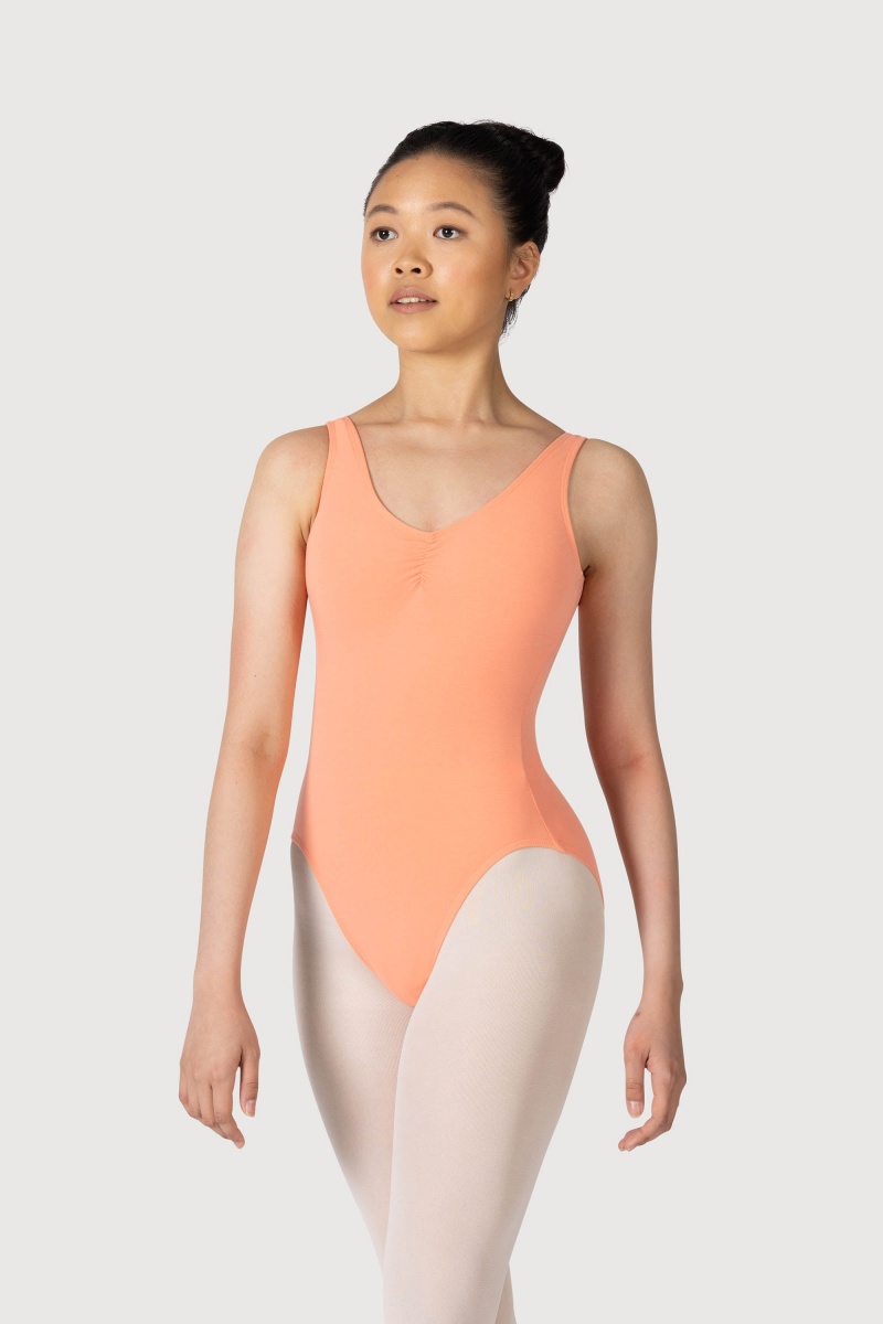 Body Bloch Gathered Front With Low Back Donna Guava | ITZPD54089