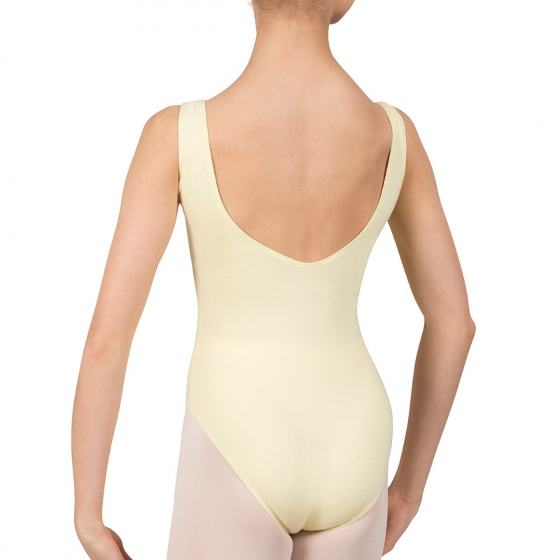 Body Bloch Gathered Front With Low Back Bambino Lemon | TITWZ23845