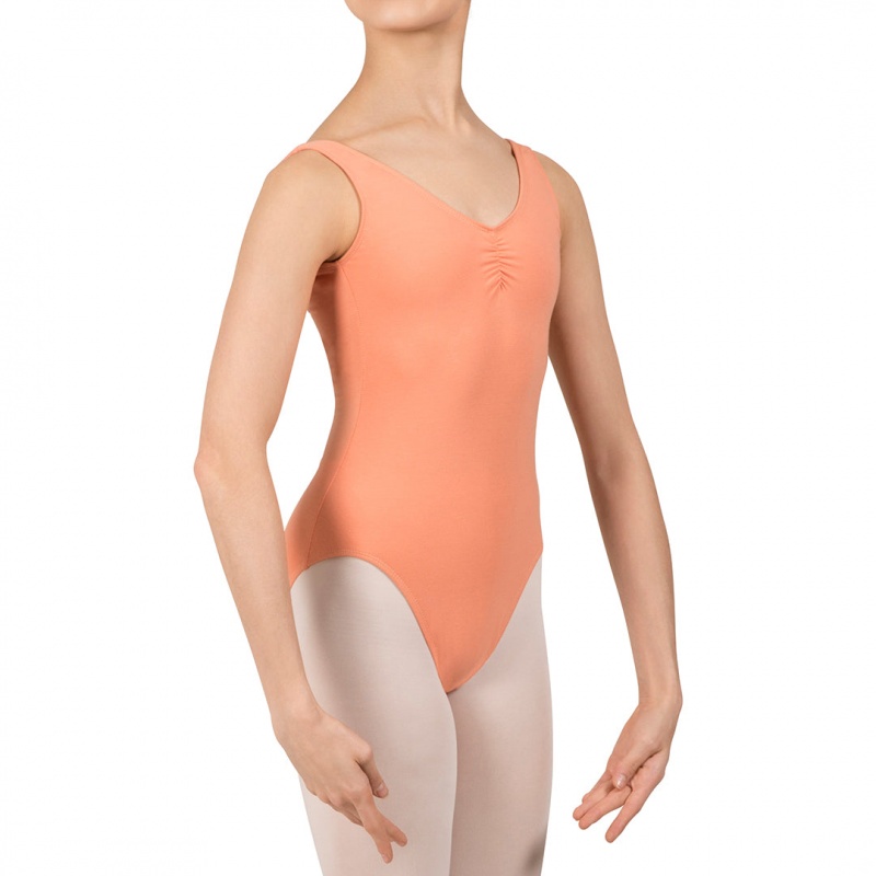 Body Bloch Gathered Front With Low Back Bambino Guava | ITIIZ85332