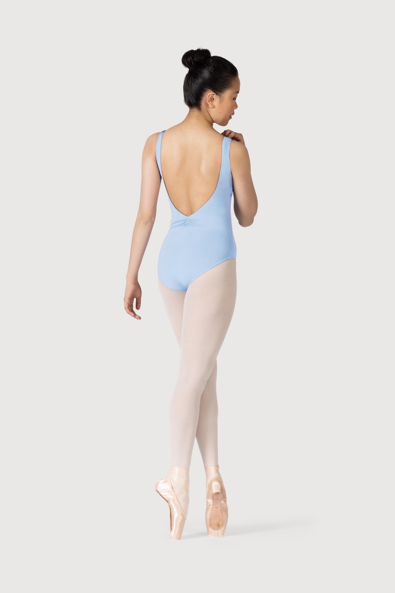 Body Bloch Microlux™ Gayleena Empire Gathered Front Larghe Cinturino Bambino Blu | QITWA44589