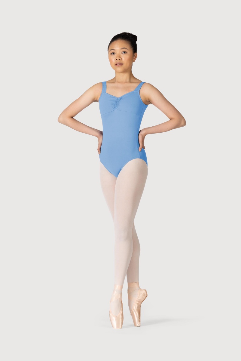 Body Bloch Microlux™ Gayleena Empire Gathered Front Larghe Cinturino Bambino Cornflower | EITHC95634