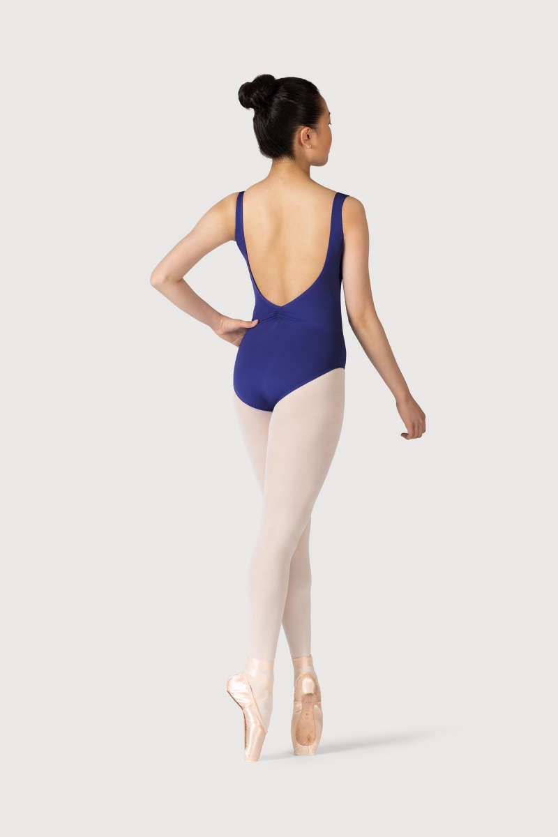 Body Bloch Microlux™ Gayleena Empire Gathered Front Larghe Cinturino Donna Marine | AITDF36967