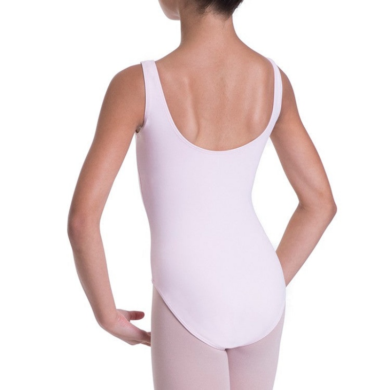 Body Bloch Overture Odetta Senza Maniche Pleat Bambino Rosa | ITEGJ14967