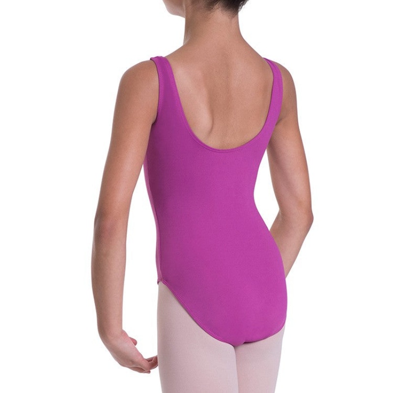 Body Bloch Overture Odetta Senza Maniche Pleat Bambino Berry | GITEC17800