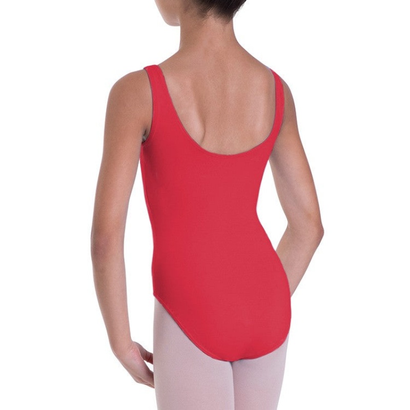 Body Bloch Overture Odetta Senza Maniche Pleat Bambino Rosse | ITZDE70749