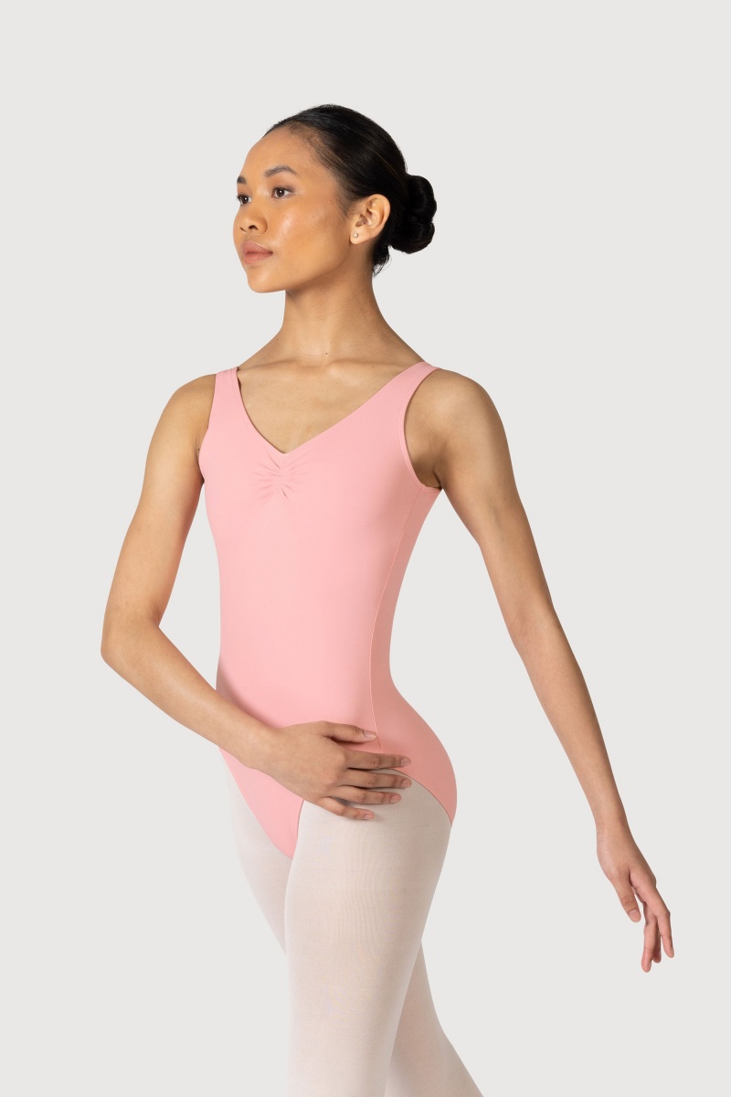 Body Bloch Overture Odetta Senza Maniche Pleat Donna Rosa | MITHR23817