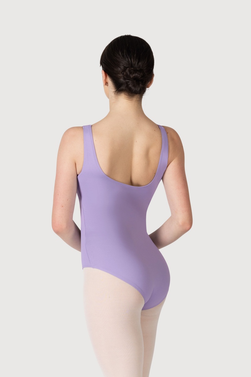 Body Bloch Overture Odetta Senza Maniche Pleat Donna Lilac | TITPQ89143