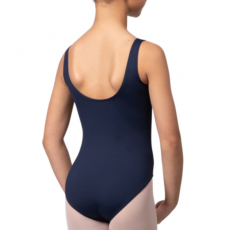 Body Bloch Overture Ondina Princess Seam Bambino Blu Marino | EITHC97115