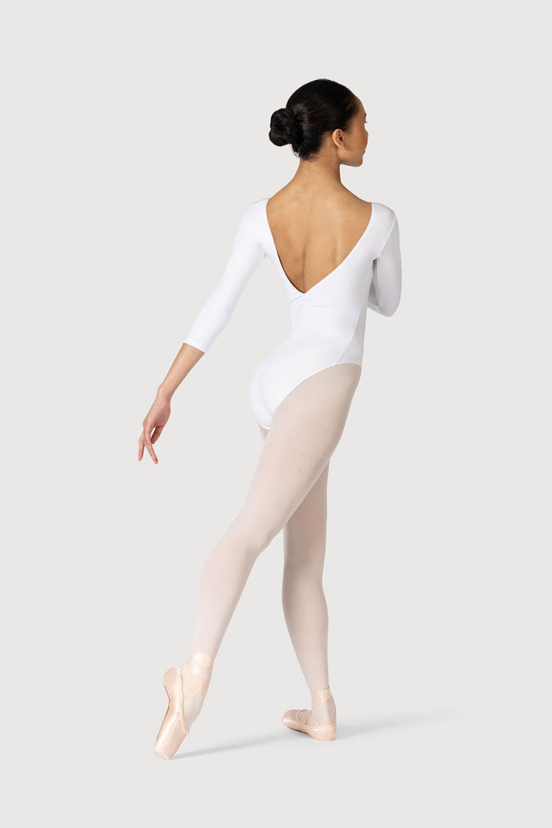 Body Bloch Page Gathered ¾ Sleeve Donna Bianche | MITHR51604