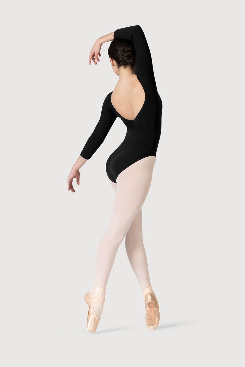 Body Bloch Page Gathered ¾ Sleeve Donna Nere | BITSD51635