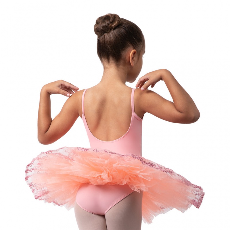 Body Bloch Perlaida' Sequin Overlay Tutu Bambino Rosa | ITEAH84561