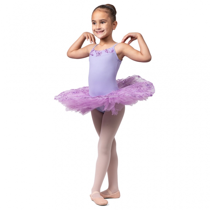 Body Bloch Perlaida' Sequin Overlay Tutu Bambino Lilac | ITEGJ67254