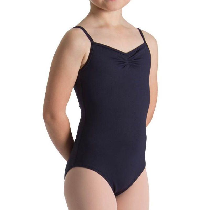 Body Bloch Teresa Pinch Front And Back Bambino Blu Marino | FITHY11160