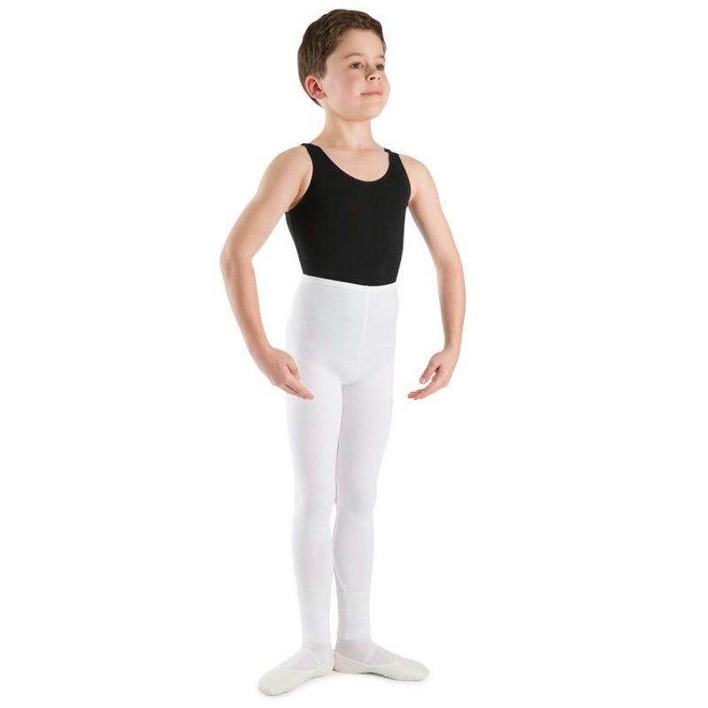 Collant Bloch Dale Footless Bambino Bianche | UITND29890