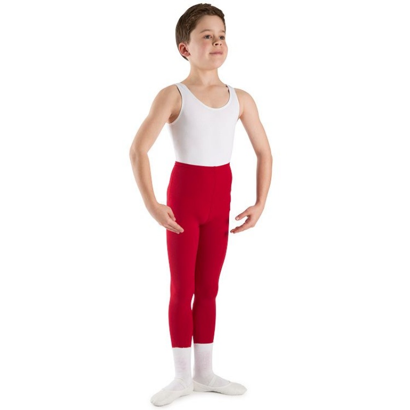 Collant Bloch Dale Footless Bambino Rosse | ITEGJ49626