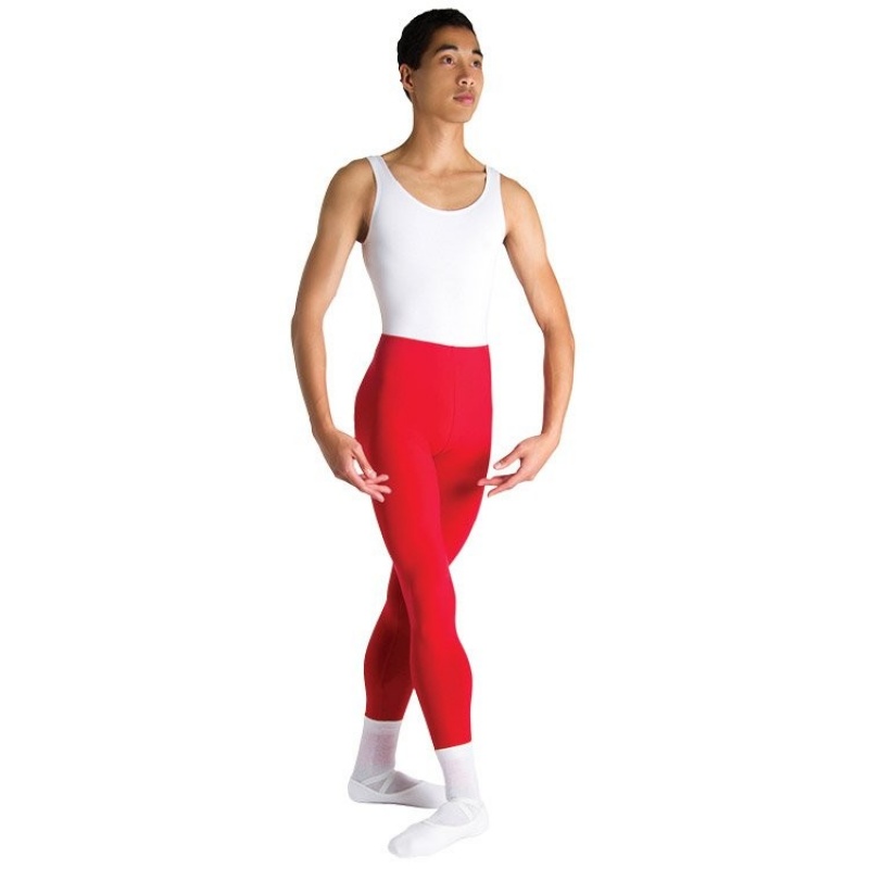 Collant Bloch Dale High Vita Full Length Uomo Rosse | ITEAH81549