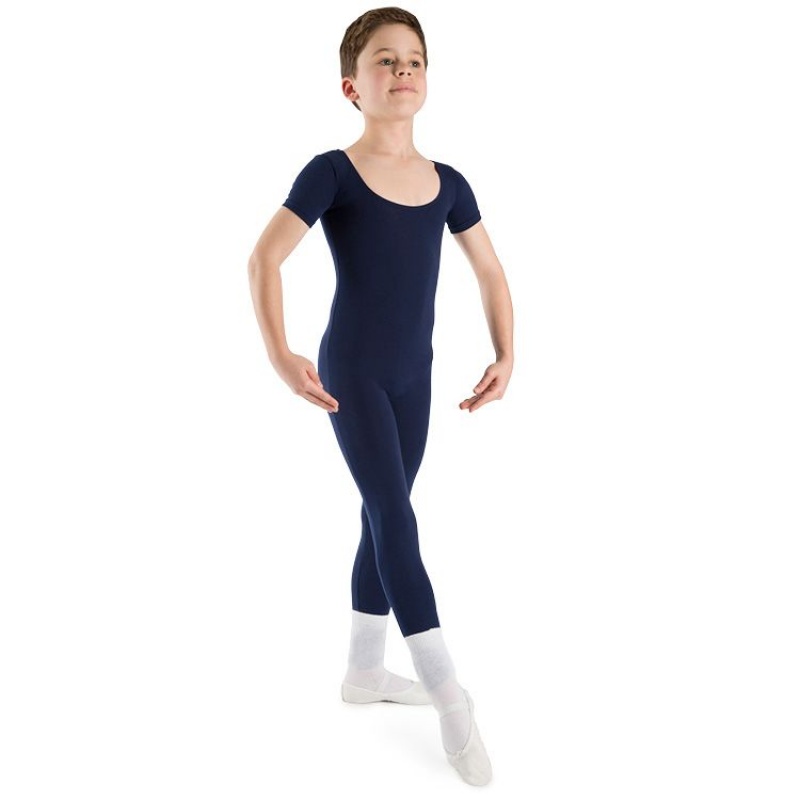 Collant Bloch Matt Unitard Bambino Blu Marino | ITJBT57225