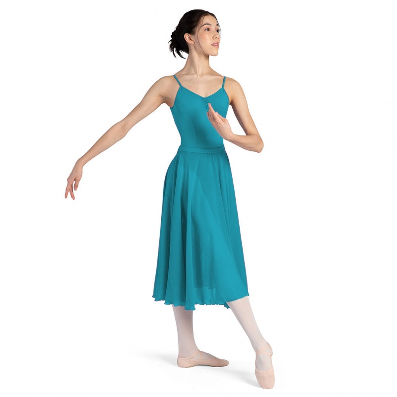 Gonne Bloch Cambria Full Circle Chiffon Donna Teal | ITQAV48312