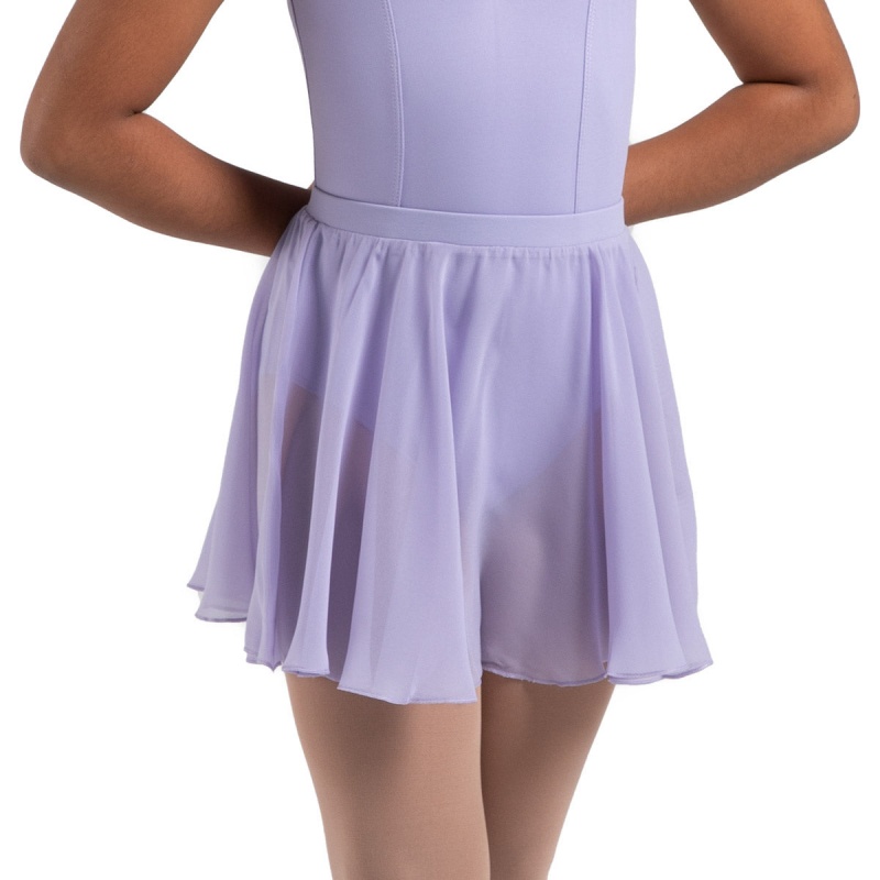 Gonne Bloch Chayanne Chiffon Corta Circle Bambino Lilac | TITPQ41202