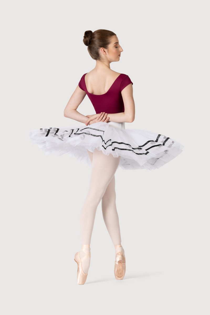 Gonne Bloch Nadia Ribbon ½ Tutu Donna White/Black | ITZPD77550