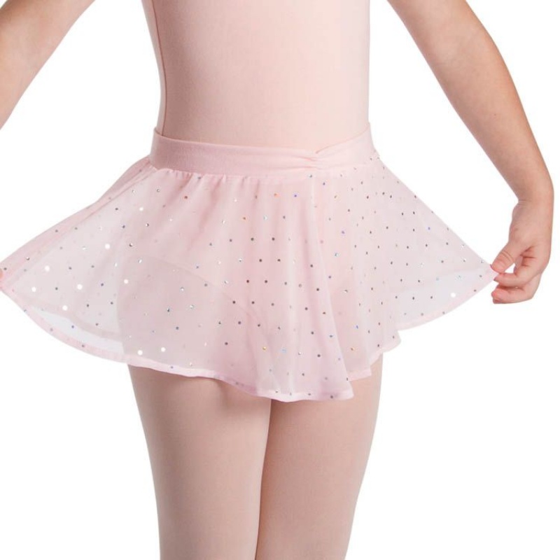 Gonne Bloch Olesia Sequin Spotted Bambino Rosa Chiaro | ITIIZ66346