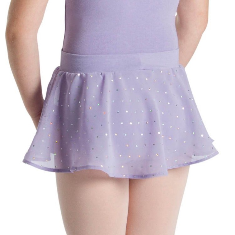 Gonne Bloch Olesia Sequin Spotted Bambino Lilac | GITEC68845