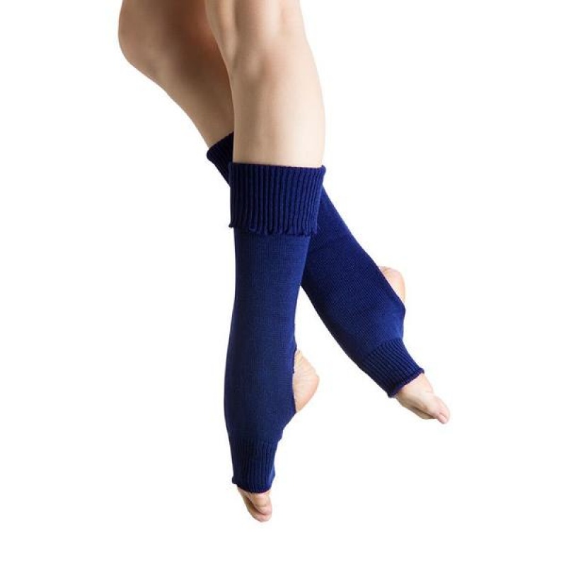 Maglieria Bloch Anya Legwarmers Donna Blu Reale Blu | ITNEJ80140