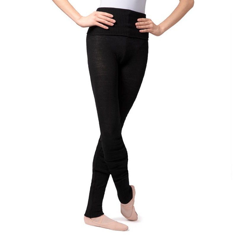 Maglieria Bloch Full Length Roll Vita Womens Warmup Pant Donna Nere | QITUV79017